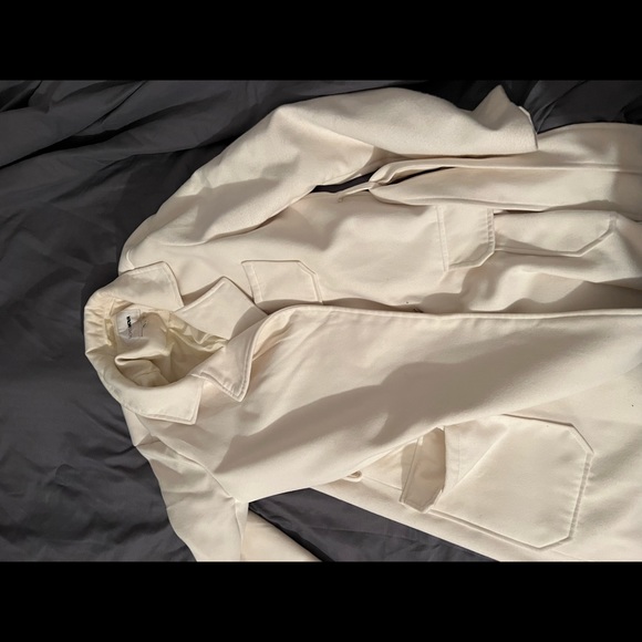Fashion Nova Cream Trench - Picture 3 of 5